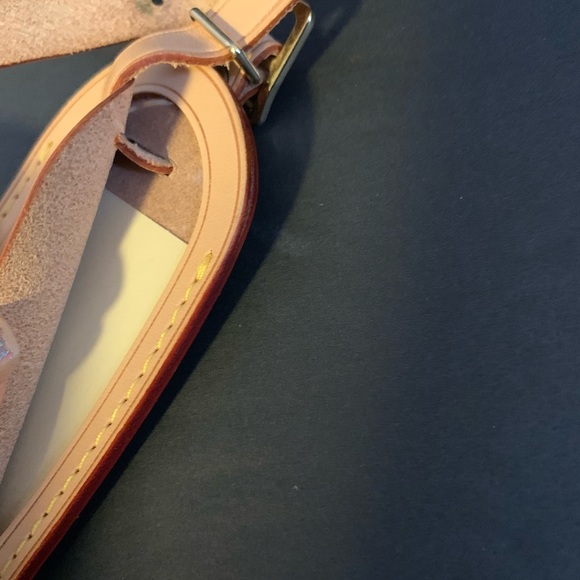 Louis Vuitton name / address tag initial AT - Picture 3 of 5